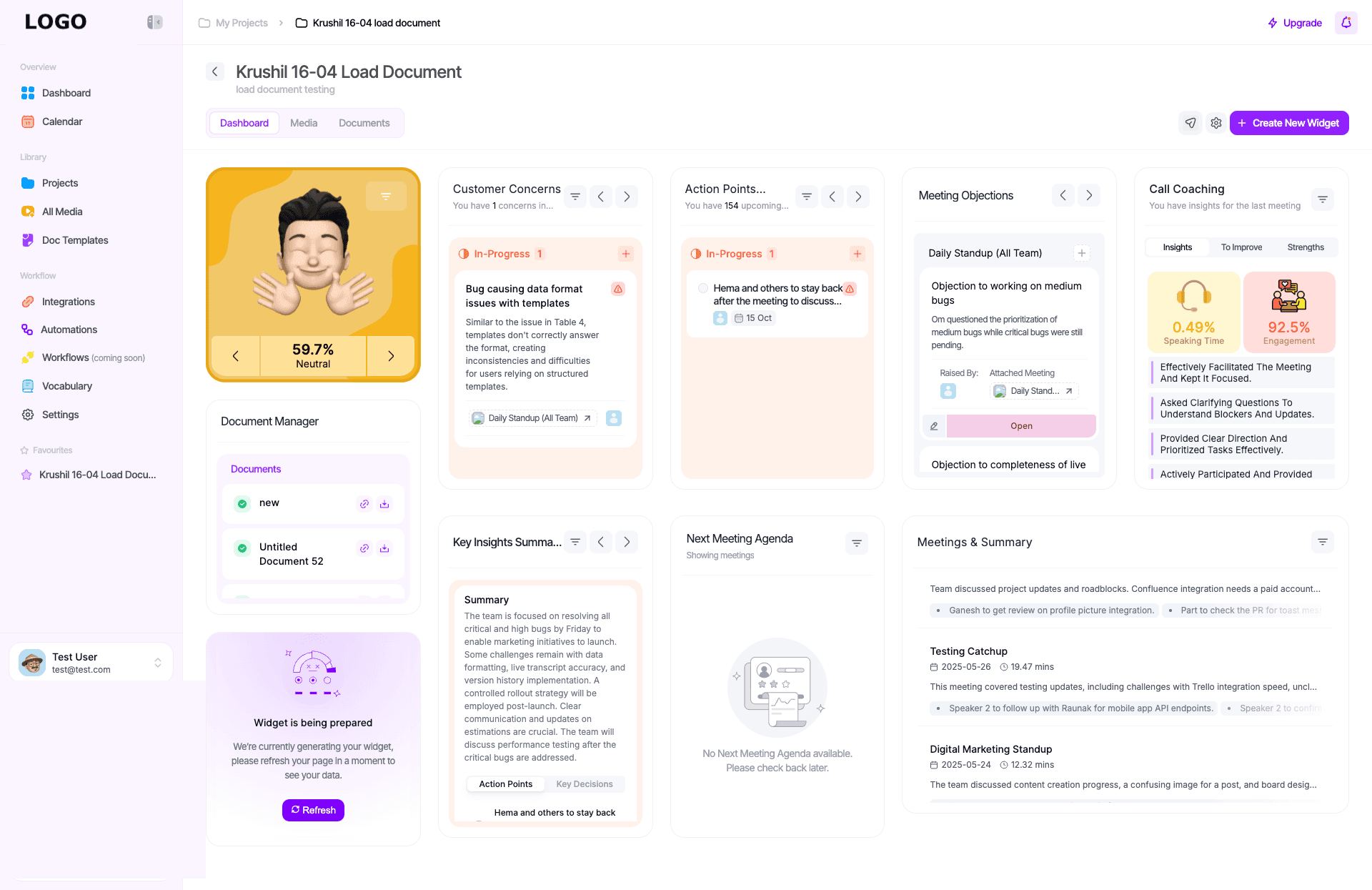 AI MEETING INTELLIGENCE PLATFORM