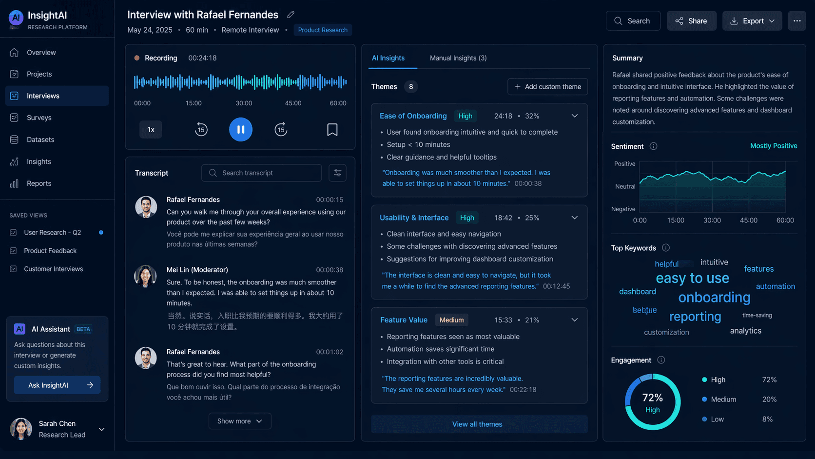 RESEARCH & SURVEY ANALYSIS PLATFORM